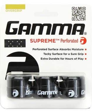 Gamma Overgrip Supreme Perforated - Valkoinen