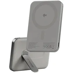 empower™ by PanzerGlass® Powerbank mit Spin Stand, 5000mAh, Titanium