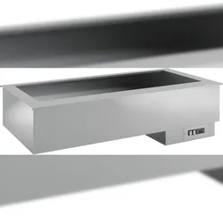 KBS Gastrotechnik Warmhaltewanne Dry Serie Elegance E-DRY GN 5/1 Einbauwanne