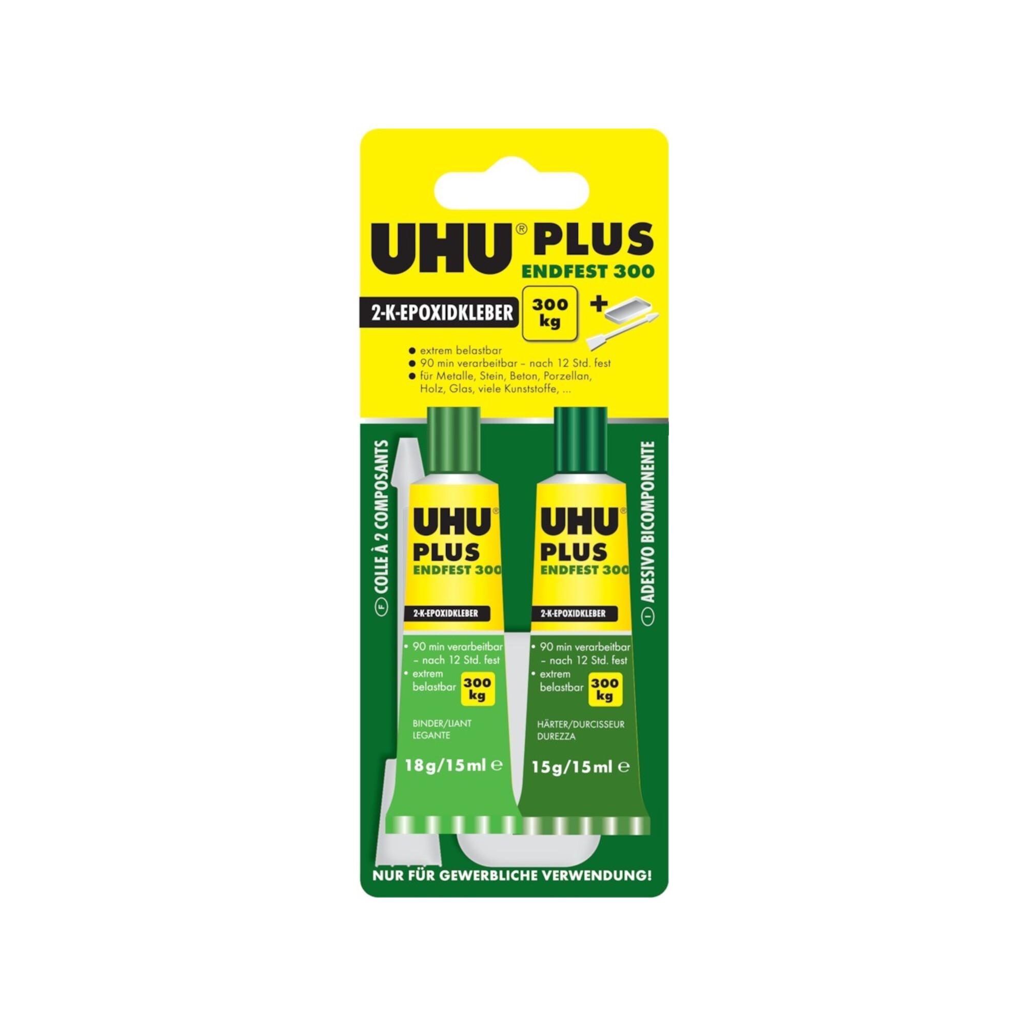 UHU Plus Endfest 300 2K Epoxidklebstoff 33gr (45640)