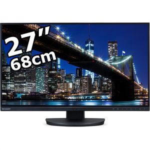 Sharp Monitor MultiSync EA272Q, 27 Zoll, WQHD 2560 x 1440 Pixel, 6 ms, 60 Hz