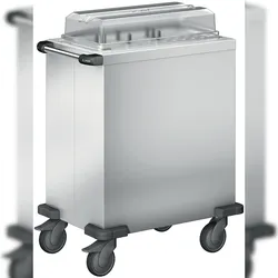 B.PRO UNI 59/29, Universalspender aus rostfreiem Edelstahl, fahrbar