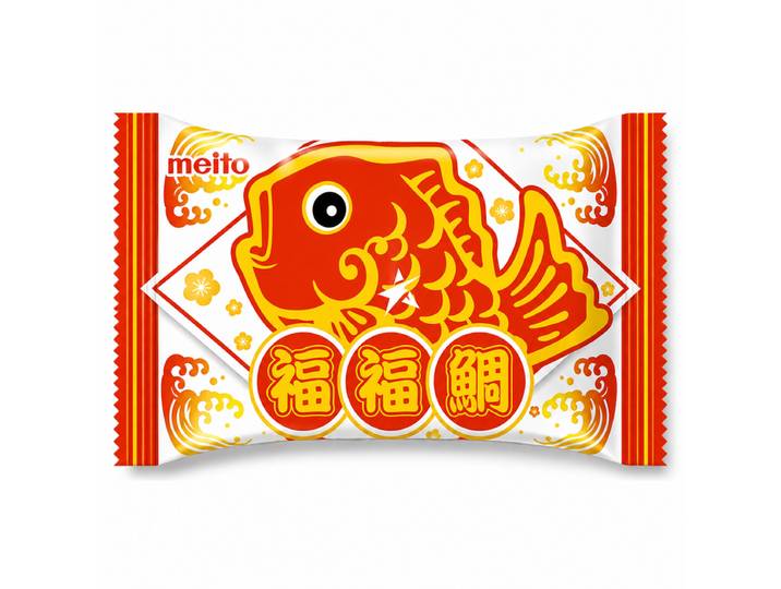 Meito Biscuits fourrés aérés en forme de taiyaki, 16,5 g