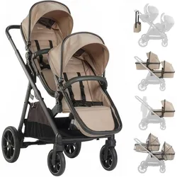 BabyGo, Kinderwagen, Duo (0 Monate - 4 Jahre)