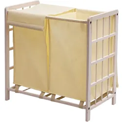 WÄSCHESAMMLER Weiß, Beige