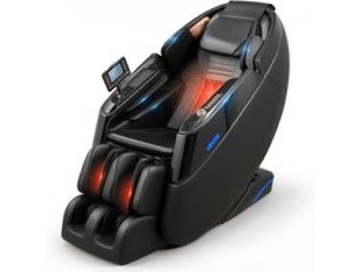 VEVOR Massagesessel, 4D-Zero-Gravity-Relaxsessel mit Ausziehbarer Fußstütze, Automatikprogrammen, Airbags, Heizfunktion für Taille & Beine, Bluetooth-Lautsprecher, Touchscreen für Zuhause & Büro