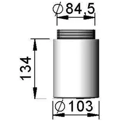 Albert Leuchten Ersatzglas G 258 90210258