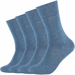 4er Pack camano Soft Crew Socken 0033 - denim melange 39-42