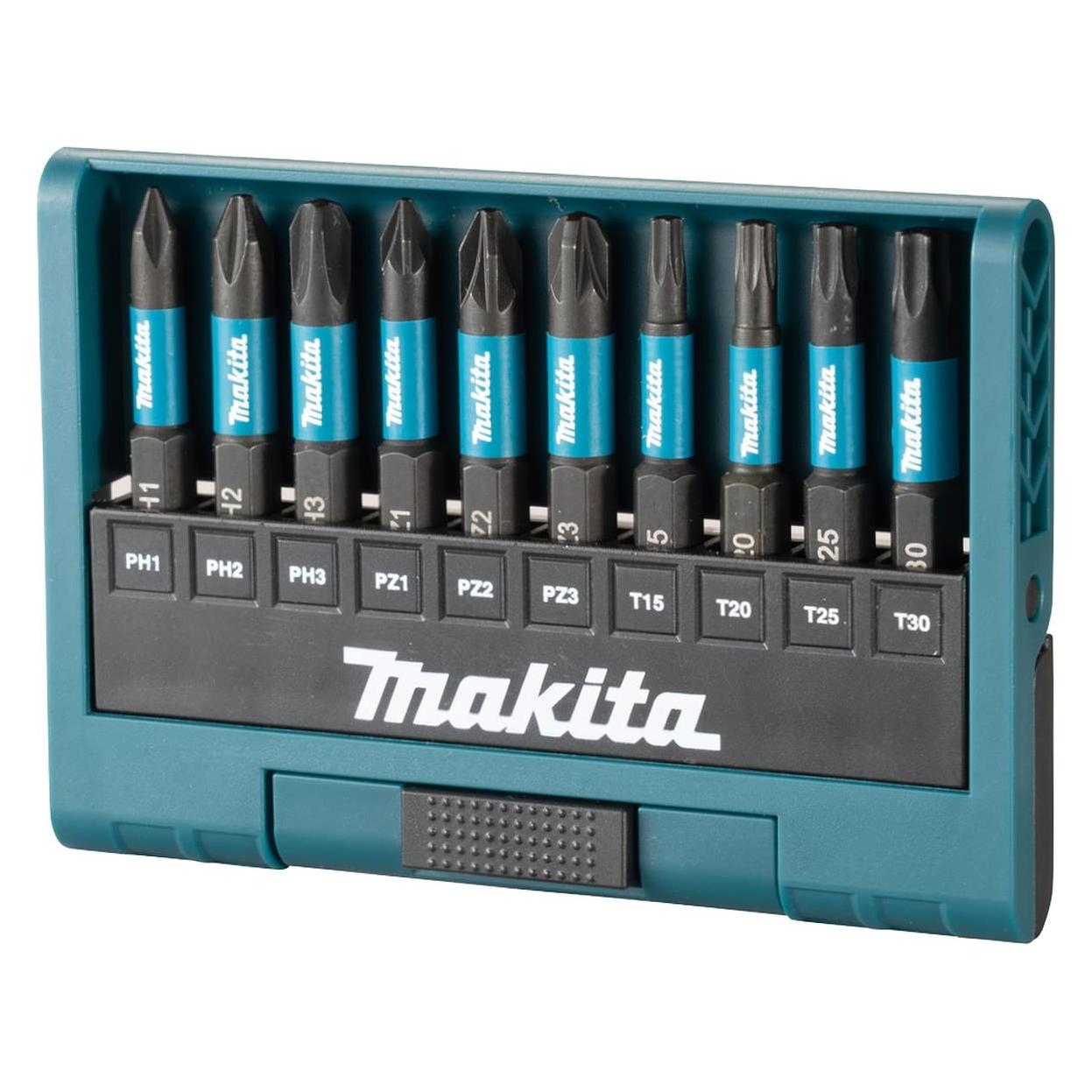 Makita Impact Black Bit-Set (Kreuz Phillips PH, Kreuz Pozidriv PZ) (E-12011)