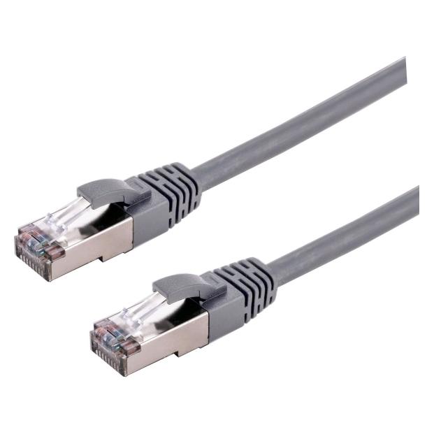 C-Tech Patchkabel Cat6a S/FTP 3 m grau (S/FTP, CAT6a, 3 m) (8954125015284)