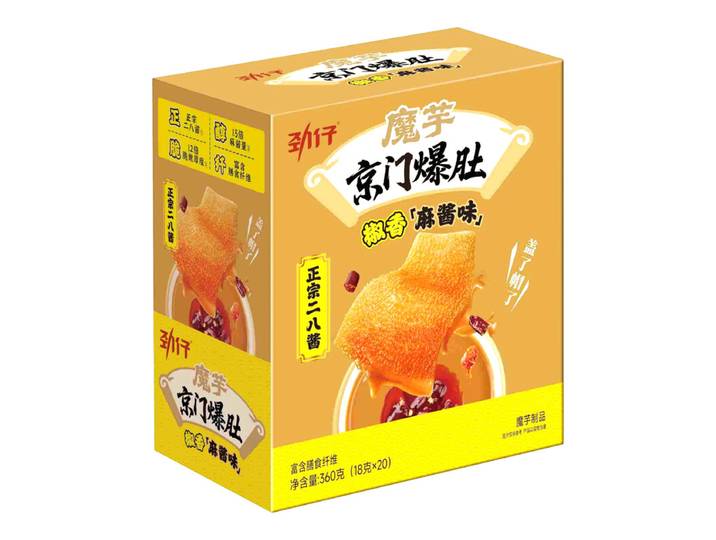 Jin Zai Jingmen Konjac Pittige Sesamsmaak 360 g