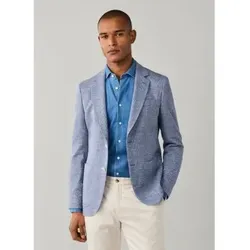 Hackett London für Herren. HM4400169 Britische Jacke blau (38/32), Baumwolle, Klassisch