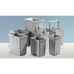 Abfallsystem-Eimer, 26l, Bin.it Prime 9220486, Kunststoff anthrazit