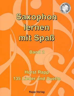 Horst Rapp Verlag Saxophon Lernen mit Spaß 2