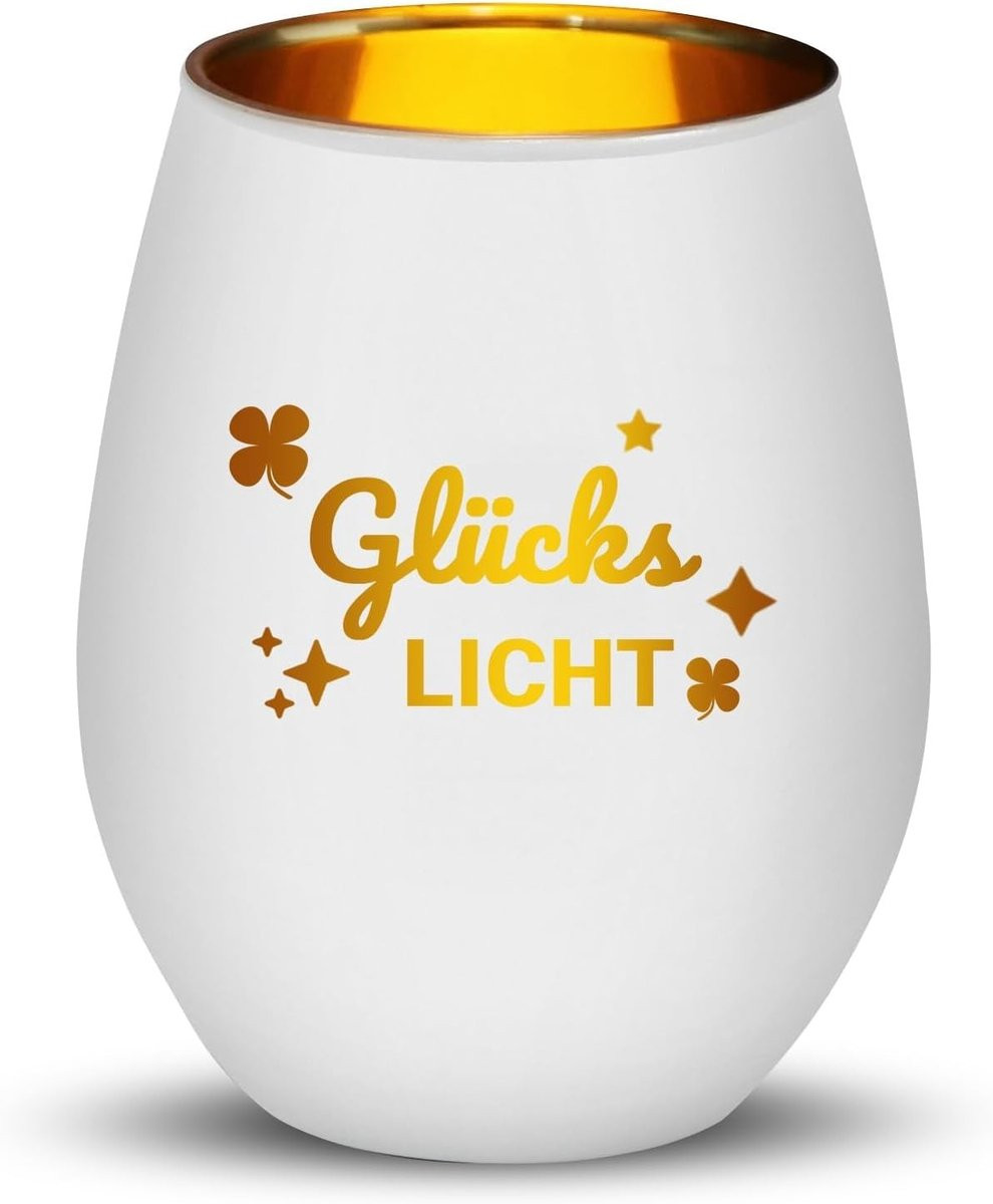 Theelicht Windlicht met Gravure voor Sfeervolle Decoratie