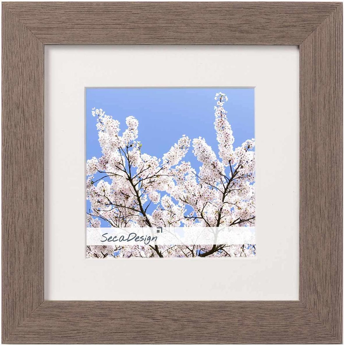 SecaDesign Forest Fotolijst - Grijs - Fotomaat 13x13 / 9x9 cm
