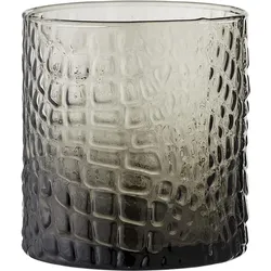Bloomingville Kerzenhalter für Teelichter 9 cm verdunkelt aus Glas