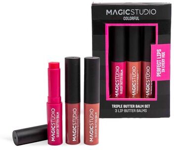 Magic Studio Colorful Triple Butter Balm Set 1 un