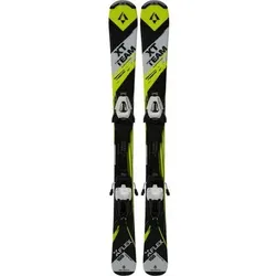 TECNOPRO Kinder Skier "XT Team ET" inkl. Bindung, Größe 150 in Schwarz Schwarz