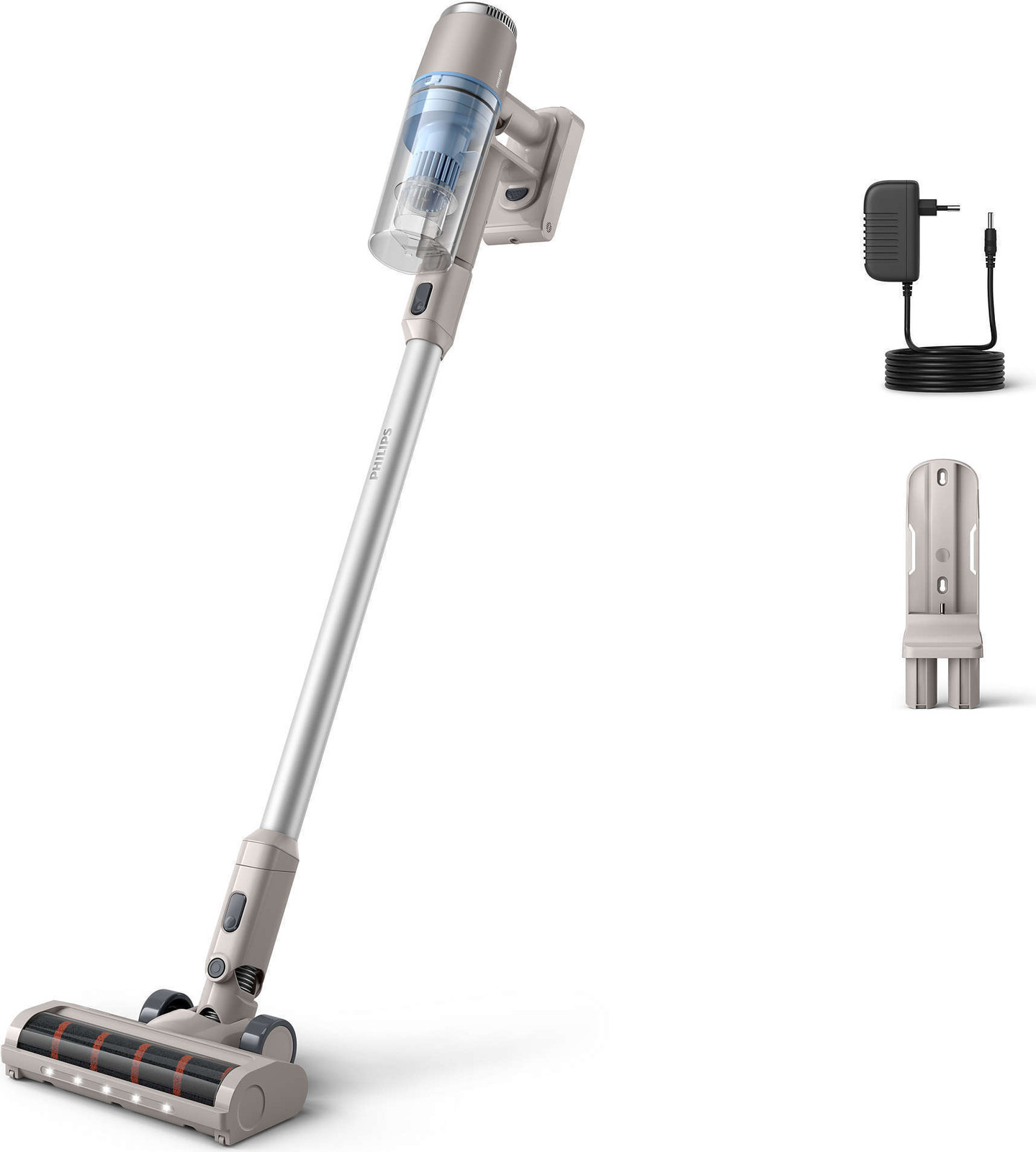 Philips XC2011/01 PowerCyclone 7 Draadloze Stofzuiger - Grijs/Blauw - 40 minuten batterijduur