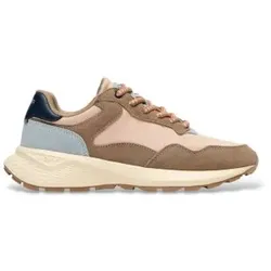 HOFF Unisex. 22435603 Leder-Sneaker City Mkii Nairobi braun (40), Beige, Wohnung, Schnürsenkel, Lässig