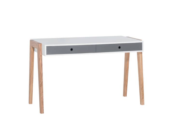 Bureau 2 tiroirs Vox Concept Gris