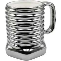 Gadget Master Schrauben-Tasse, spülmaschinenfest, 360 ml, Silber