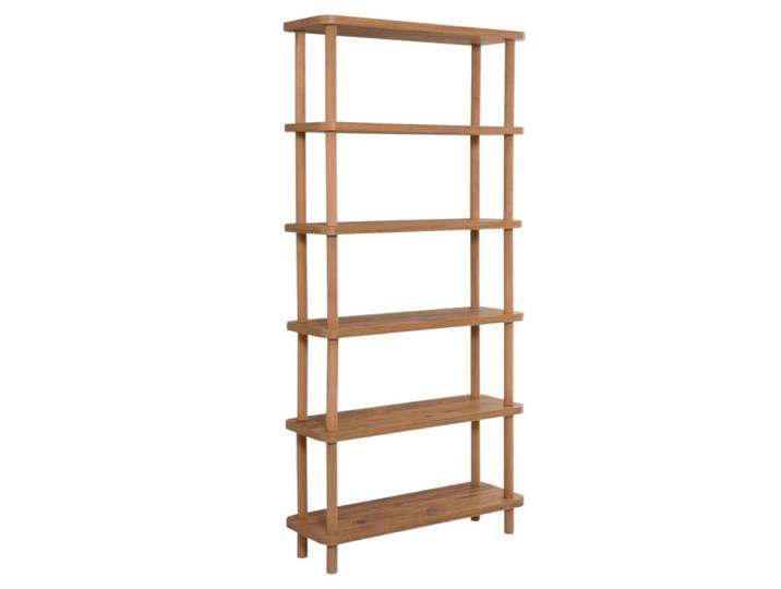 Etagère 6 niveaux décor pin