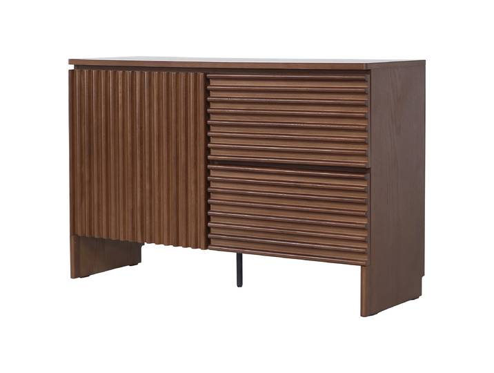 Commode 115 x 75 x 40cm Marron/Chêne foncé
