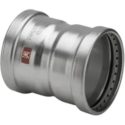 Viega, Zubehör Sanitärinstallation, Temponox XL-Muffe, d 108,0mm Stahl nichtrostend Modell 1715XL
