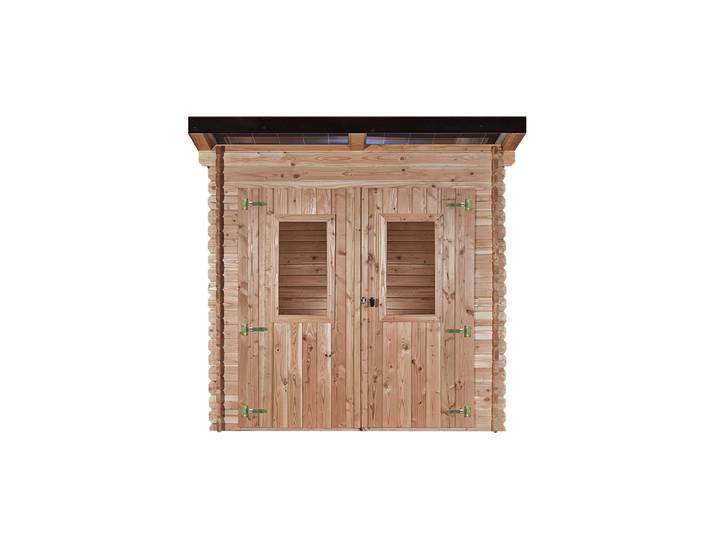 ABRI DE JARDIN LUMIBOIS MONO PENTE MADRIERS EPICEA 28 MM 4,49 m2 SANS PLANCHER