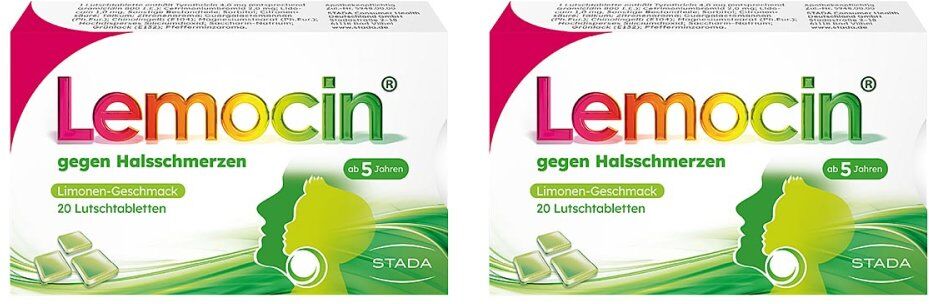 Lemocin gegen Halsschmerzen Limettengeschmack ab 5 Jahren