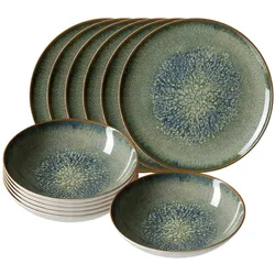 Ritzenhoff & Breker, Geschirrset, Verde Tafelservice (12 Stk.)