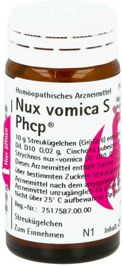 Nux Vomica S Phcp Globuli