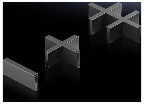 Rittal AX 2582.400 2582400 Flanschplatte Kunststoff Schwarz 5St.