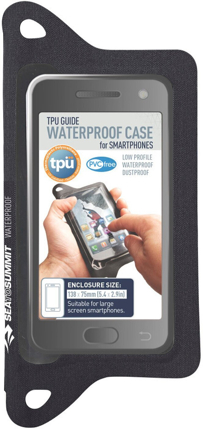 Sea to Summit TPU Guide Waterproof Case voor smartphones - Zwart