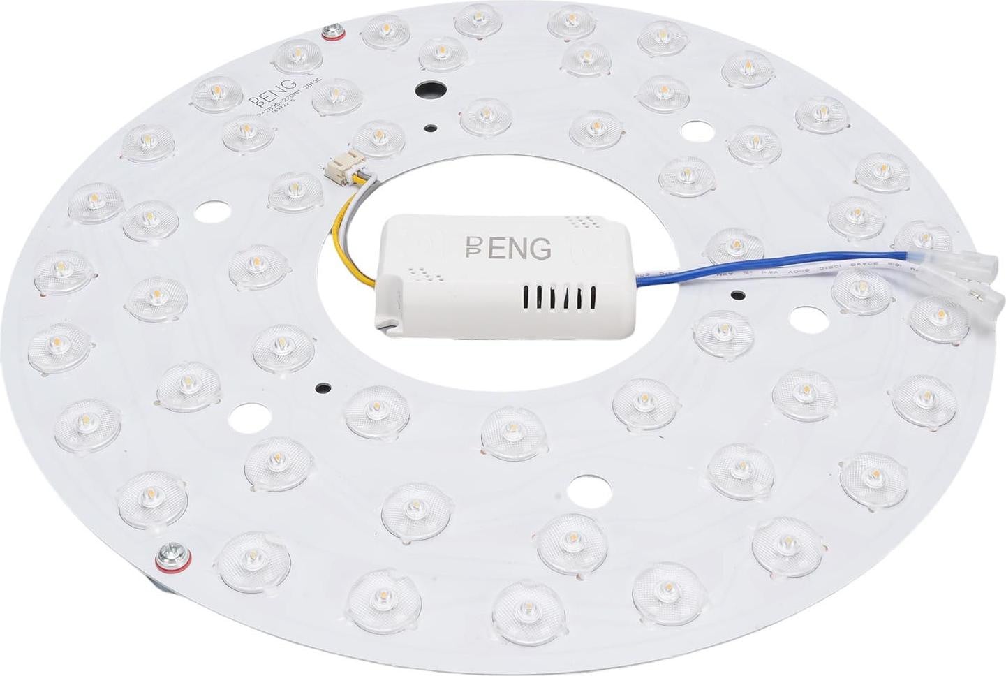 Gistuch LED-upgradekit Vervangingspaneel voor plafondventilatorlamp, 24 W, 270 mm, Magnetisch, Dimbaar, 3 Kleurtemperaturen (3000 K, 4200 K, 6500 K)