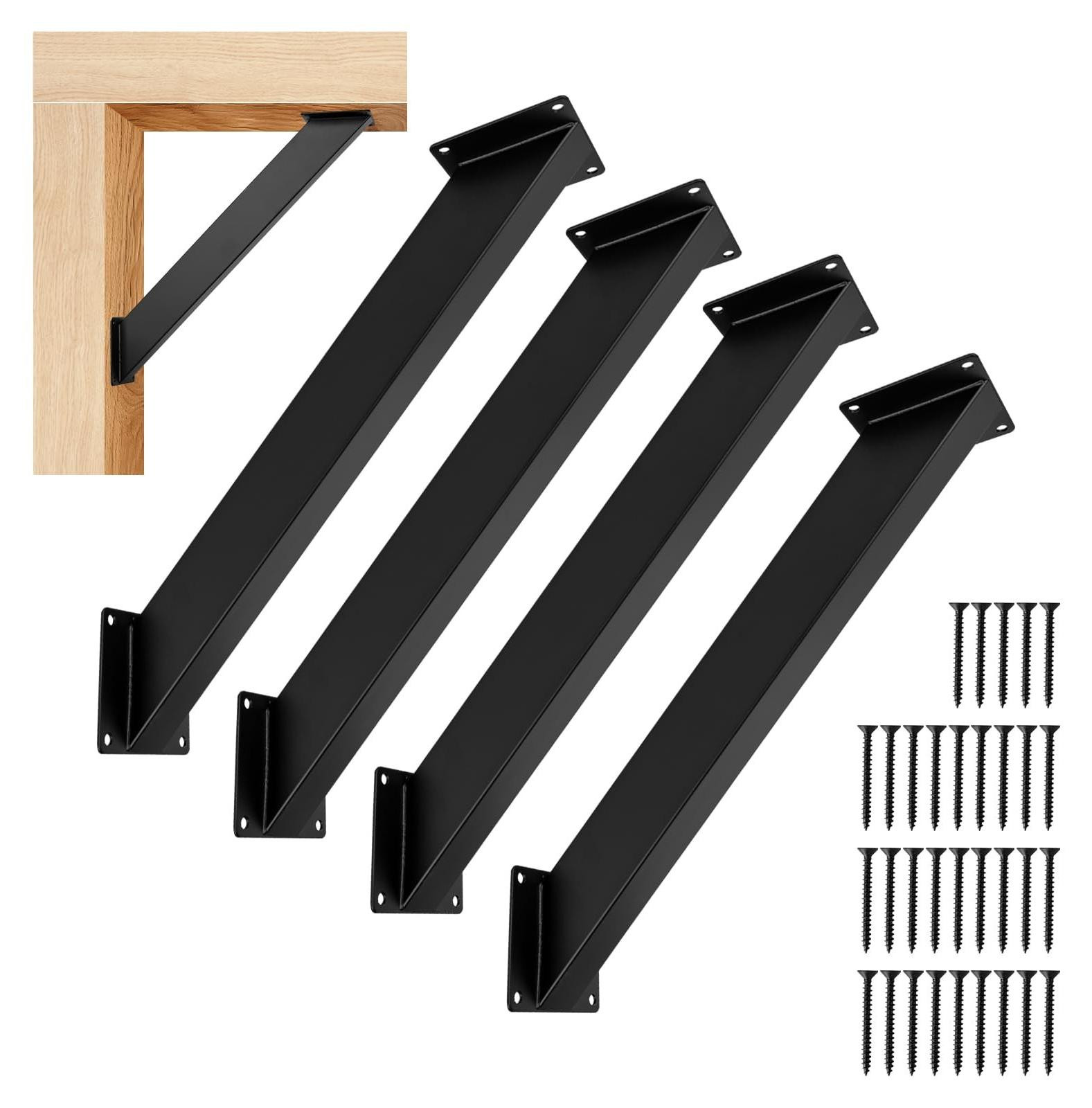 Set van 4 stevige hoekbeugels voor pergola's