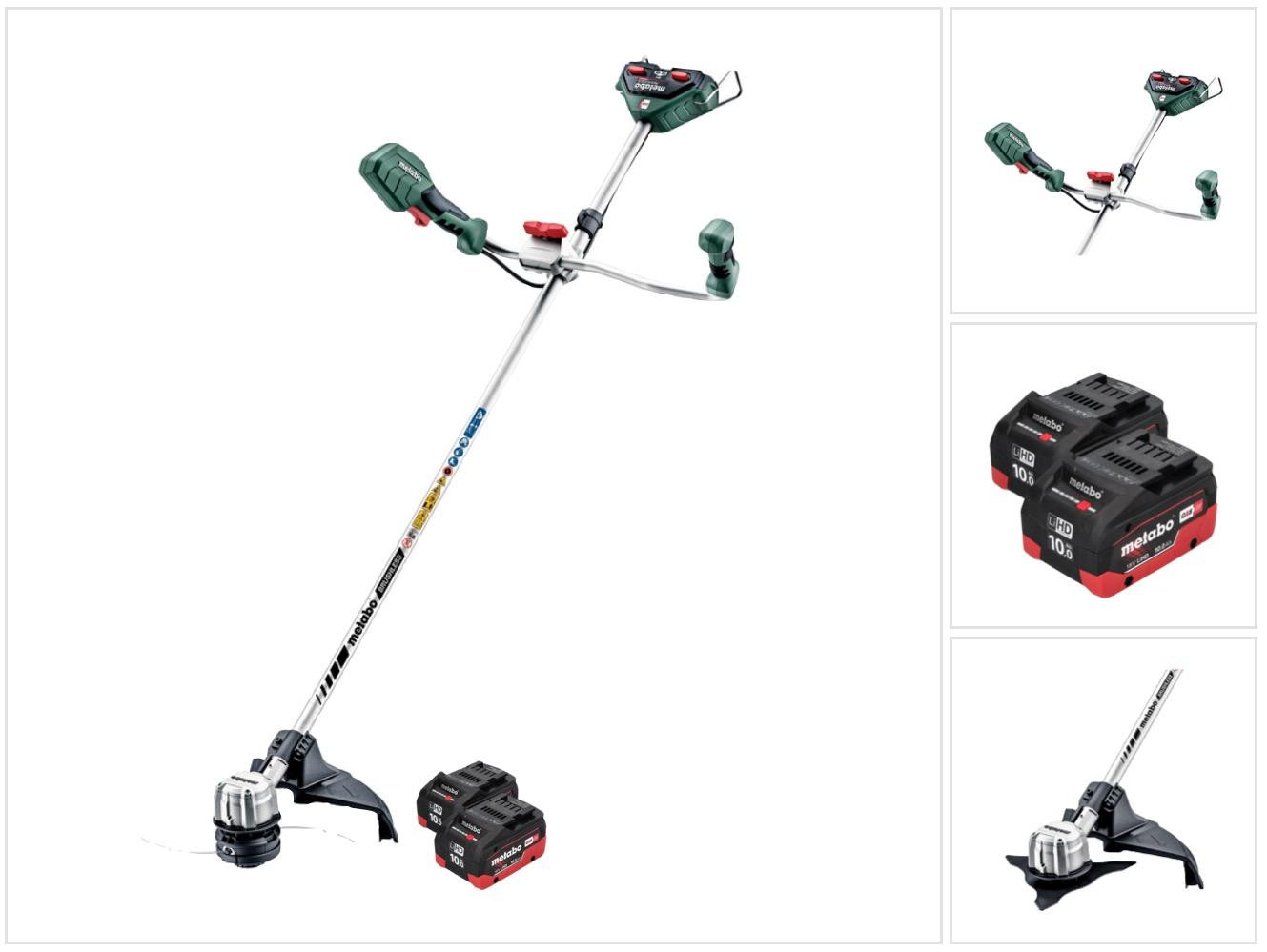 Metabo FSB 36-18 LTX BL 40 Accu-borstelfrees 36 V (2x 18 V) met 2x 10,0 Ah accu's