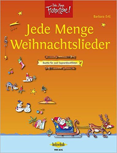 Barbara Ertl - Jede Menge Weihnachtslieder, für zwei Sopranblockflöten - Preis vom 15.10.2026 23:06:25 h