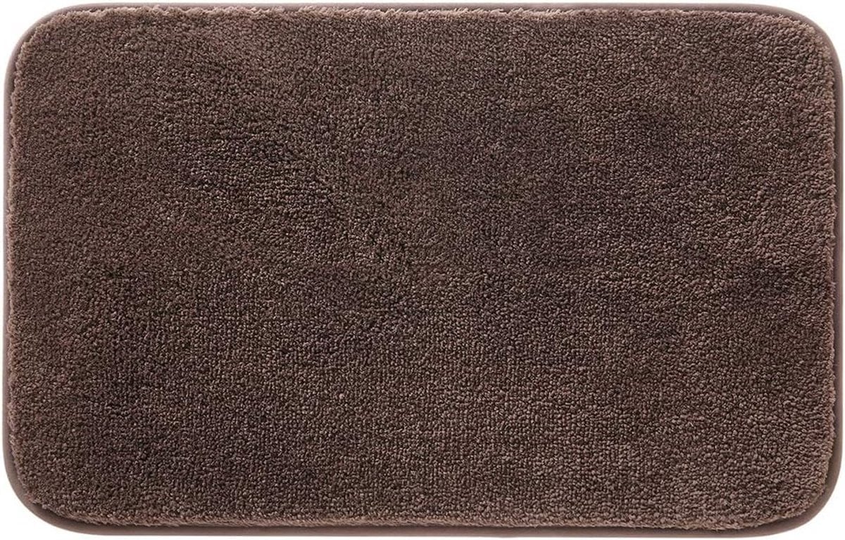 Badmat Vloerkleed Badkamer Donker Koffie 80 x 120 cm