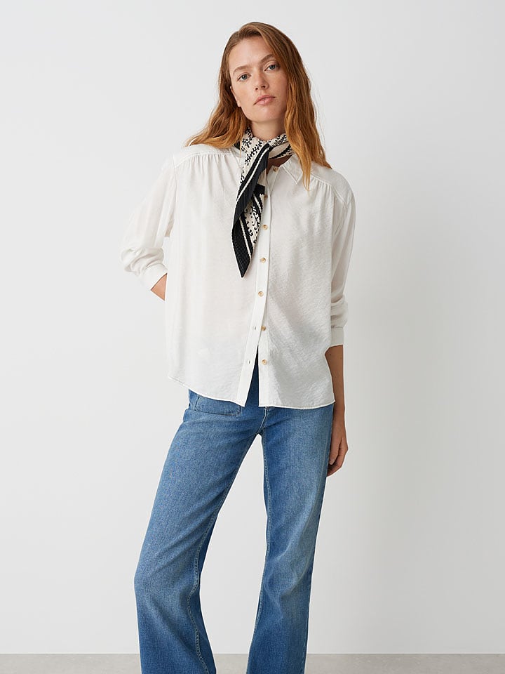 OPUS Bluse in Weiß - 40
