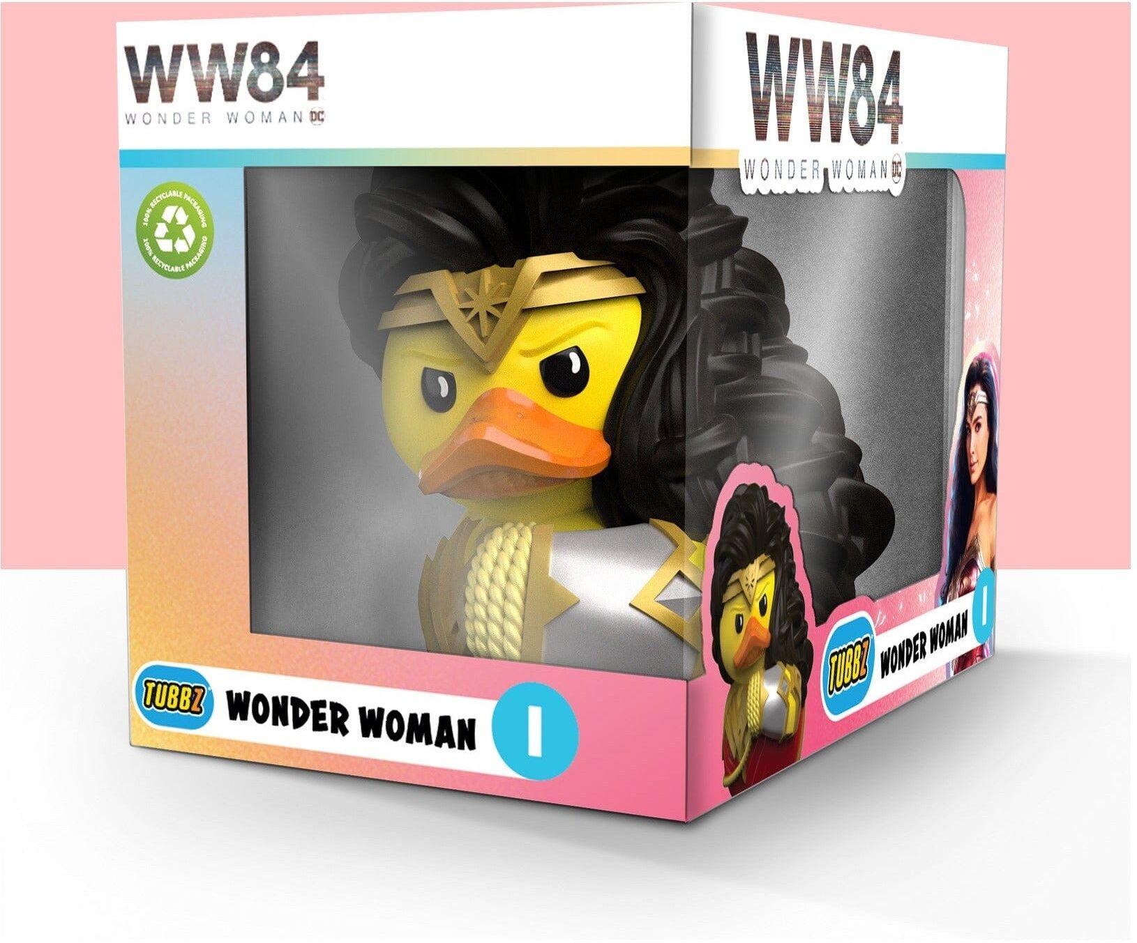 Numskull Designs Numskull TUBBZ DC Comics Wonder Woman Boxed Edition Collectible Figure, 9 cm tall, Official DC Comics Licensed Collectible