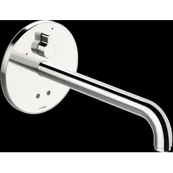 HANSA HANSAELECTRA Waschtischarmatur, Bluetooth, berührungslos, Ausladung 310 mm, Temperatur einstellbar, 81812129