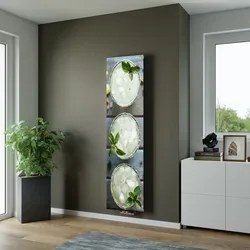 XIMAX Paneelheizkörper P1 Plan Print mit Mittenanschluss, 1800 x 595 mm, Motiv P22 Cocktail, 1088 Watt - P22 (Cocktail) - 1800x595x63 mm, 893 Watt