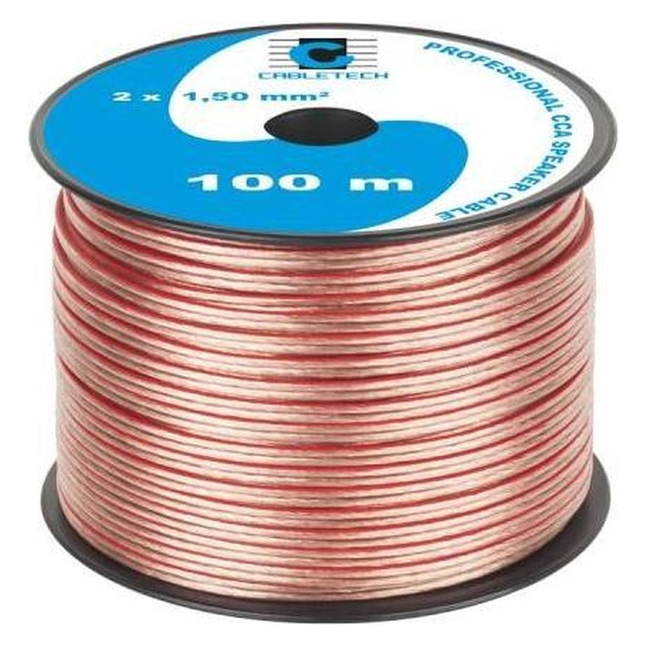 Cabletech CCA 1,5 mm Lautsprecherkabel (100 m, 1.50 mm²) (LEC-KAB0358)
