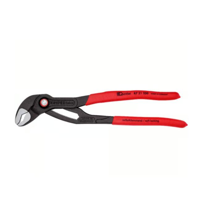 KNIPEX Cobra QuickSet Wasserpumpenzange 8721250, 250mm tauchisoliert KNIPEX