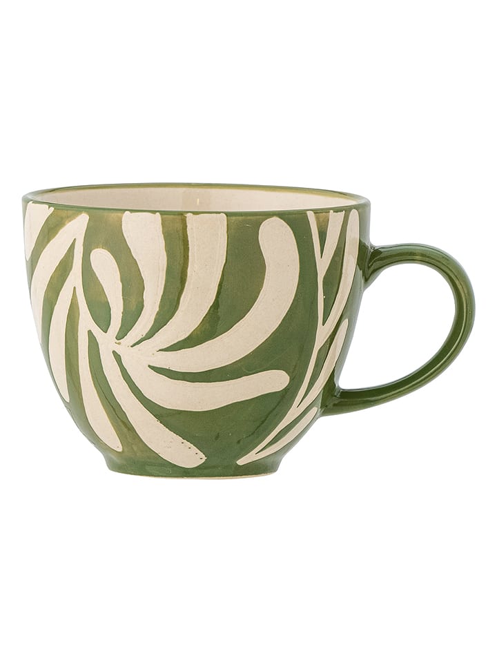 Bloomingville Tasse "Heikki" in Creme/ Khaki - 240 ml - onesize