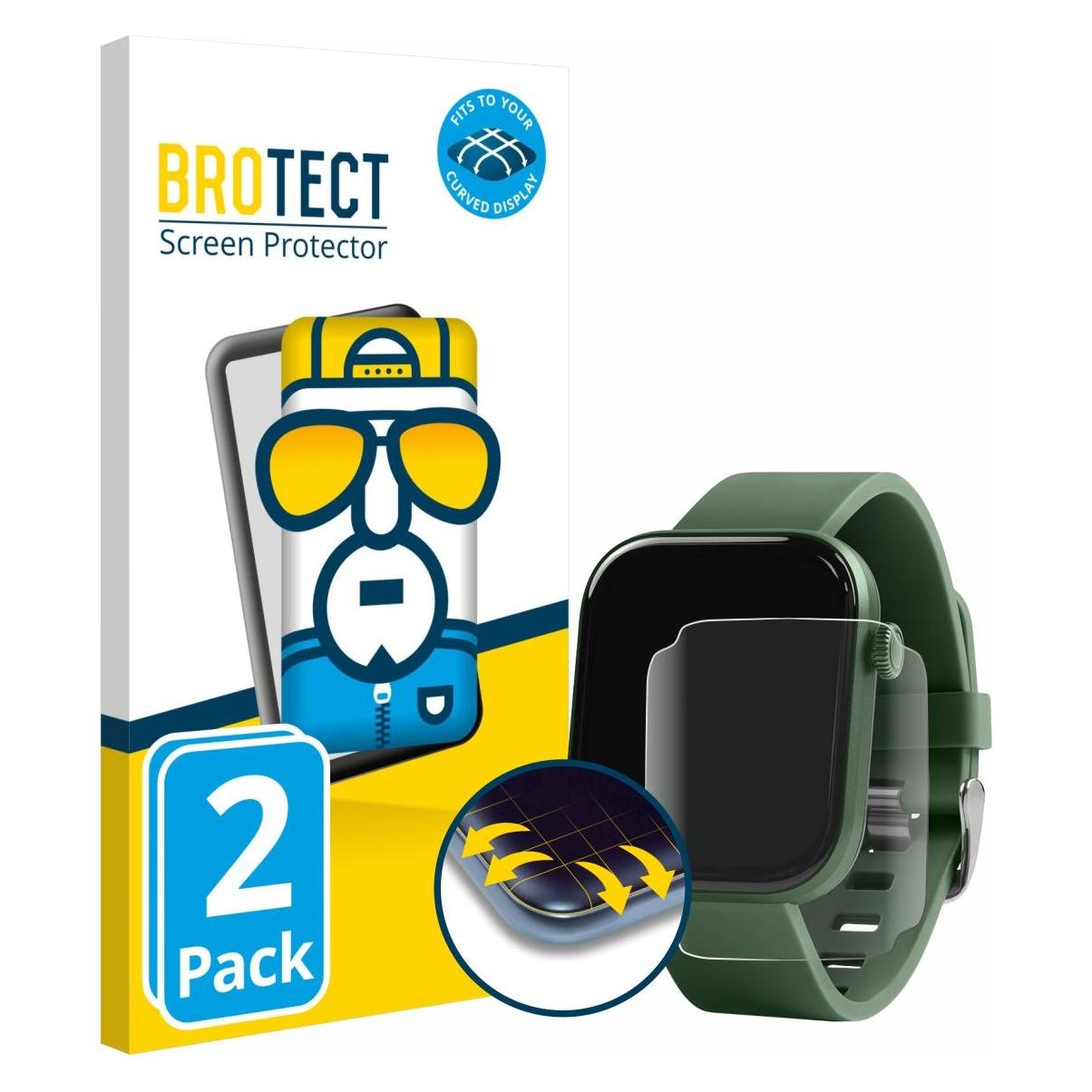Brotect Fullscreen Schutzfolie Displayschutz Folie Klar Transparent (5158971)