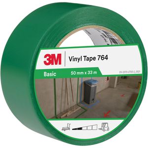 3M Warnband 764i Markierungsband, selbstklebend, grün, 50mm x 33m